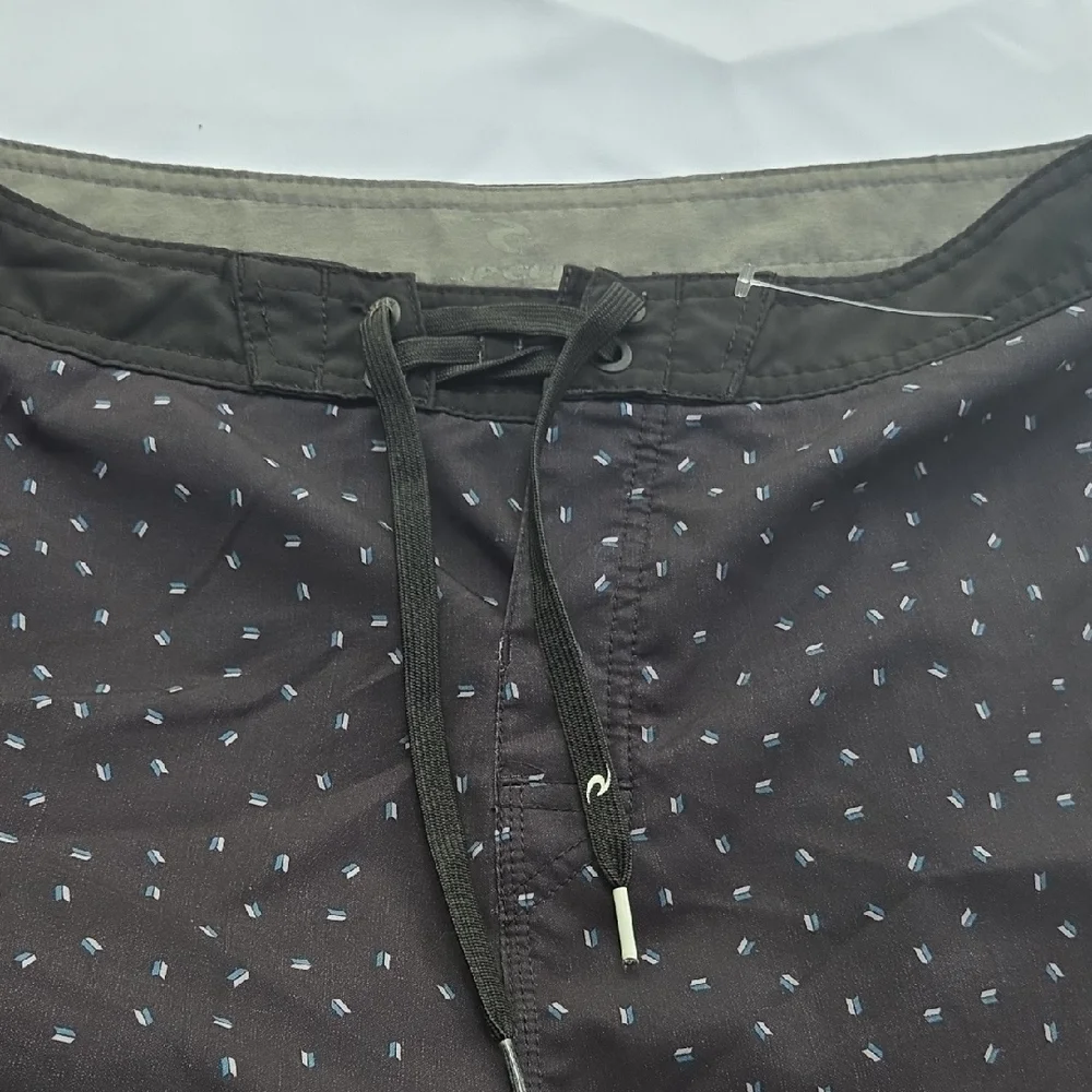 Rip Curl Black and White Polka Dot Board Shorts